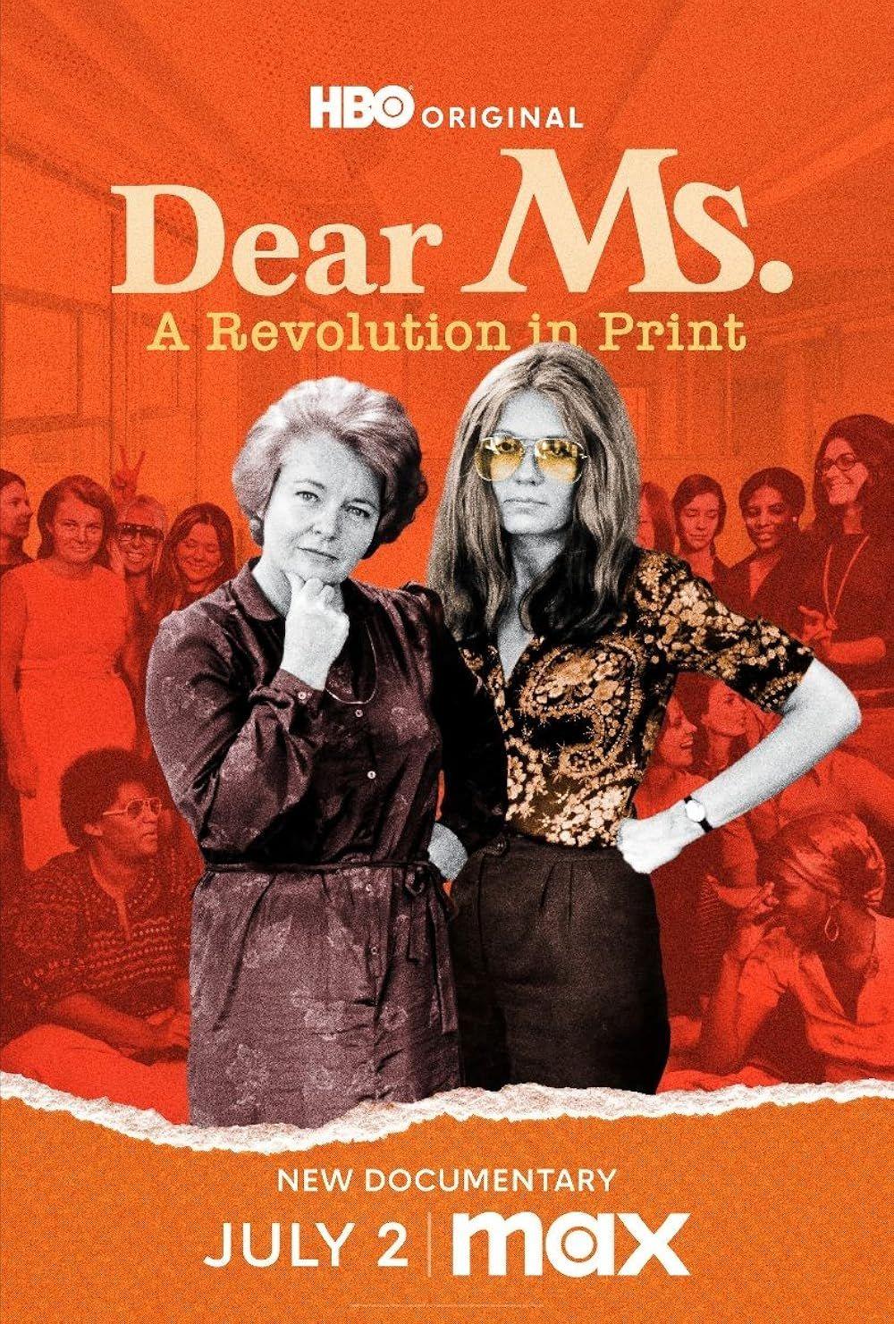 Cartel del documental "Dear Ms."